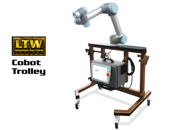 Cobot Trolley for RCT Workstation - Collaborative Robot Workstation by LTW Ergonomic Solutions Cobot Trolley for RCT Workstation - Collaborative Robot Workstation by LTW Ergonomic Solutions