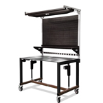 Industrial Height Adjustable Modular Workstation and Workbench by LTW Ergonomic Solutions