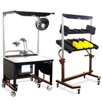 Icon-Industrial Height Adjustable Robotics and Kitting Workstation by LTW Ergonomic Solutions